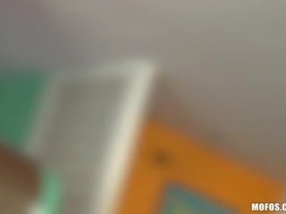 Cute teen tries hardcore sex movie