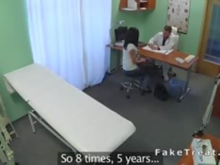 Brunette Patient Rides Her surgeon