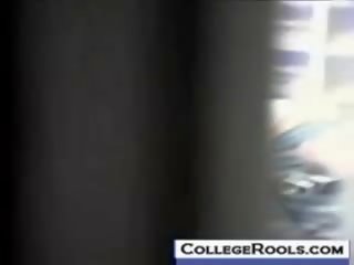 Gorgeous young couple caught having x rated video