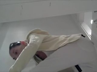 Skinny lady In Changing Room