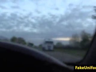 Echt euro deepthroating dodgy polizist draußen