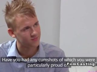 Kaçok guy cums on saçly female agent