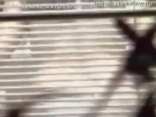 Spying my 18 years neighbour babe