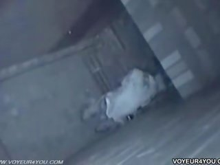 Randy млад двойки скрит камера