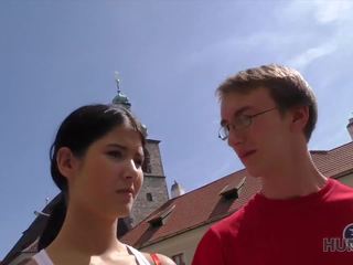 Nerdy Cuckold Watches sweetheart Fucked by Muscular.
