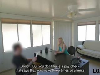 LOAN4K&period; Man grabs camera and organizes x rated film casting in loan agency