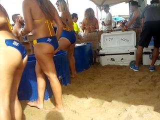 Smashing รูปแบบที่ น่าประหลาดใจ ตูด บน the ชายหาด ส่วนหนึ่ง 1