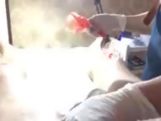 Brésilien waxing de une grand putz partie un début: gratuit cochon agrafe 32