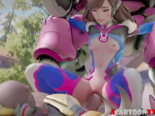 حسي overwatch heroes الحصول على كس مارس الجنس, بالغ قصاصة 82