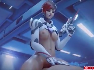 Overwatch bayan film ketika with dva and widowmaker: xxx clip 64