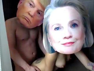 Donald trump और हिलेरी clinton असली सेलेब्रिटी x गाली दिया वीडियो फीता उजागर xxx