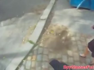 Cockloving cutie được pov fucked lược trong công khai: miễn phí độ nét cao x xếp hạng video da